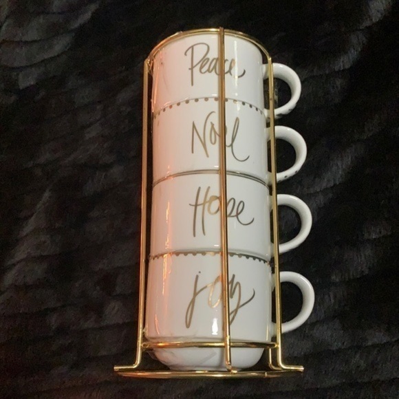 HOLIDAY mugs w/stand by PRIMO DESIGNS - Picture 1 of 7